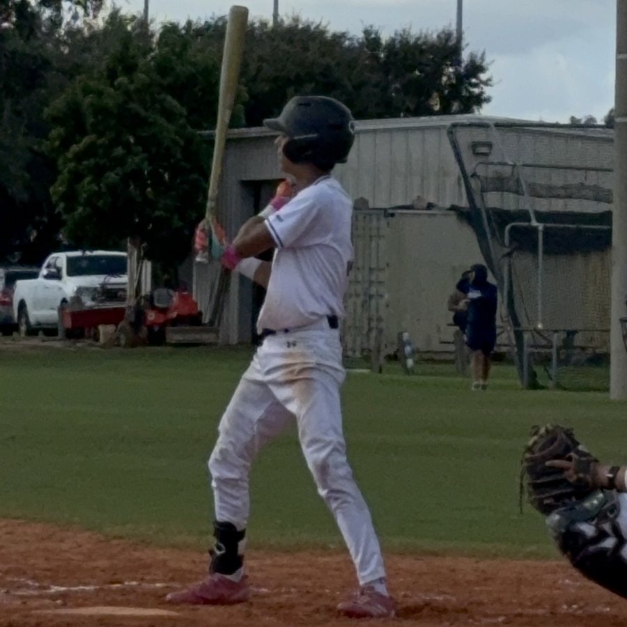 Phillip Sanchez III at bat in Florida