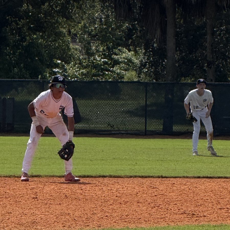 Phillip Sanchez III playing the infield in Florida